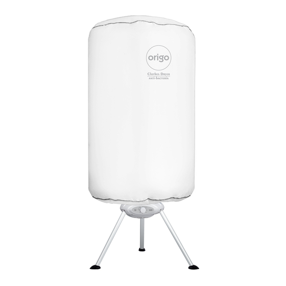 ORIGO CD-1233 Quick Manual