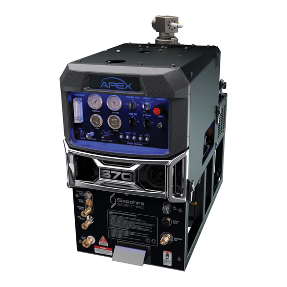 Sapphire Audio APEX 570 Operation And Service Manual