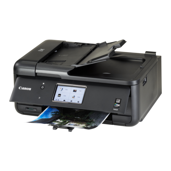 Canon PIXMA TR8520 Inkjet Printer Manuals