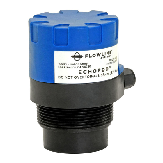 FlowLine EchoPod UG01-03 Quick Start Manual