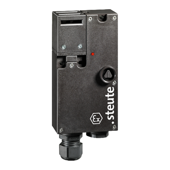 steute Ex STM 295-3G/D Mounting And Wiring Instructions