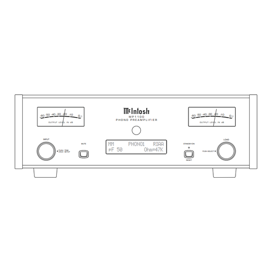 McIntosh MP1100 Service Manual