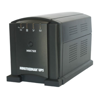 Minuteman MBK-E Series User Manual