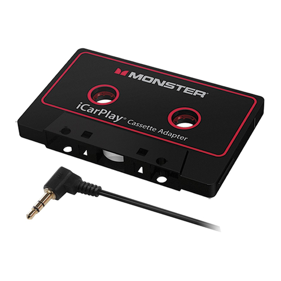 Monster iCarPlay Cassette 800 User Manual & Warranty Information