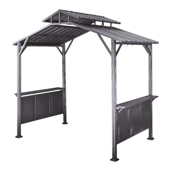for Living Essex Grill Gazebo L-GG095PST-D Manuals