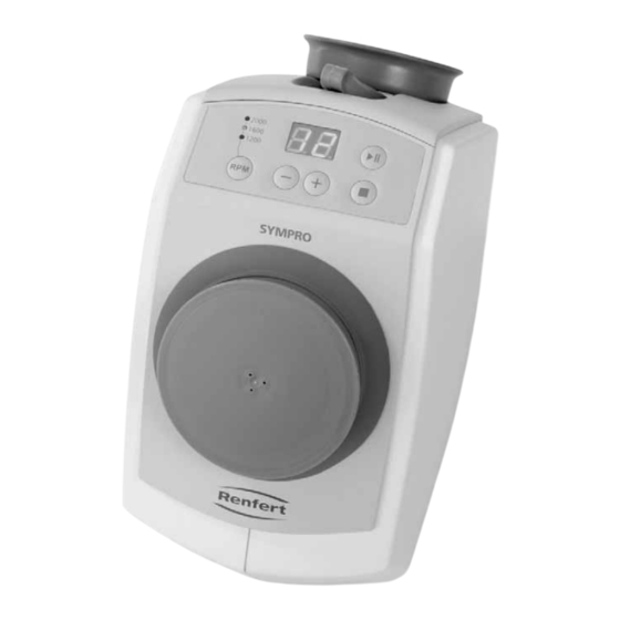 Renfert SYMPRO Instruction Manual