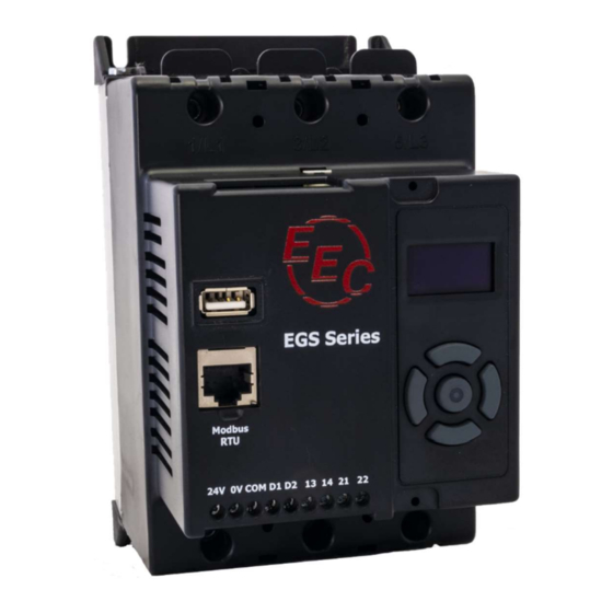 EEC EGS Series Soft Start Technology Manuals