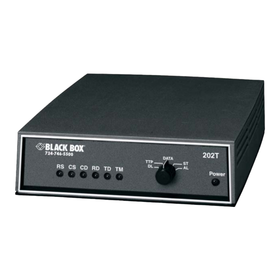 Black Box MD845A-R2 Specifications