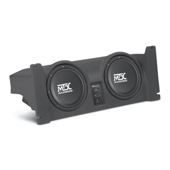 MTX Thunder Form JWTJ97C20A-TN Owner's Manual