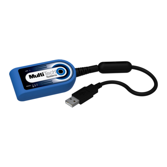 Multitech QuickCarrier USB-D MTD-MVW1 User Manual