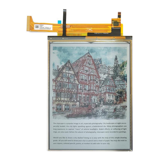 User Manuals: Eink MeeNote Evaluation Kit Display