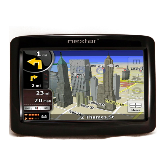Nextar Q4-MD - Automotive GPS Receiver Manuals