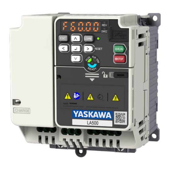 YASKAWA LA500 Installation And Operation Instruction Manual