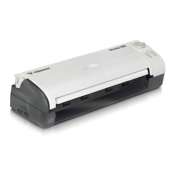 VISIONEER STROBE 500 - FOR WINDOWS Manuals
