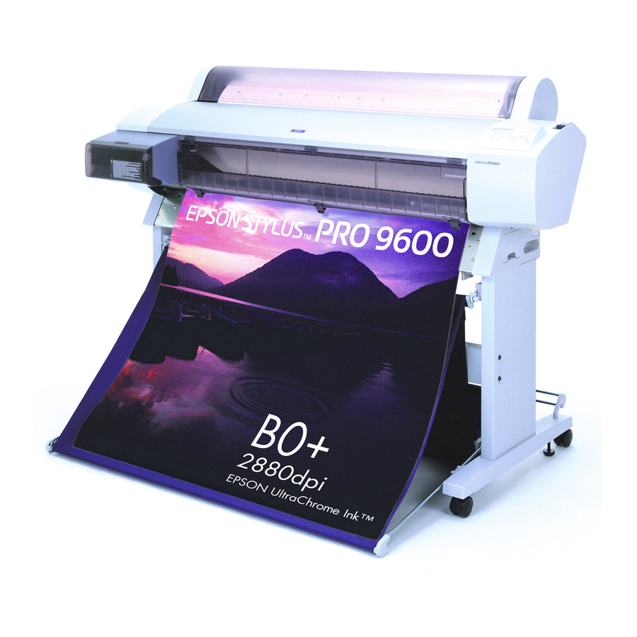 Epson 9600 Printer Manual