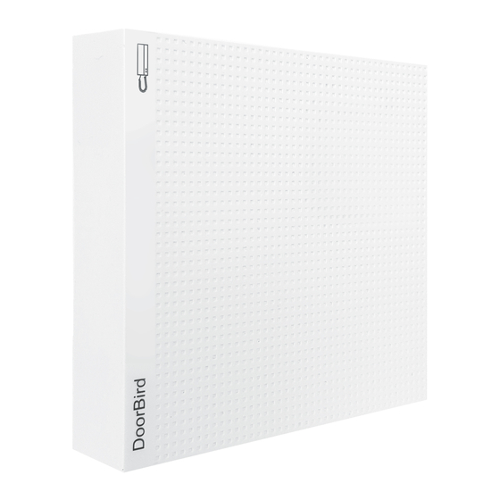 DoorBird D301 Series Installation Manual