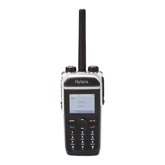 Hytera PD682 Um Digital Portable Radio Manuals