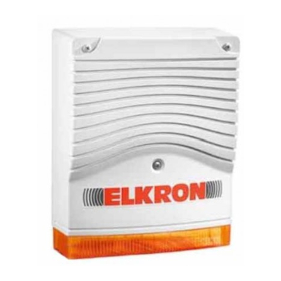 Elkron HP30WL Instruction Manual