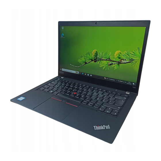 Lenovo ThinkPad T490 Setup Manual