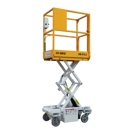 Hy-Brid Lifts HB-P3.6 Maintenance & Troubleshooting Manual