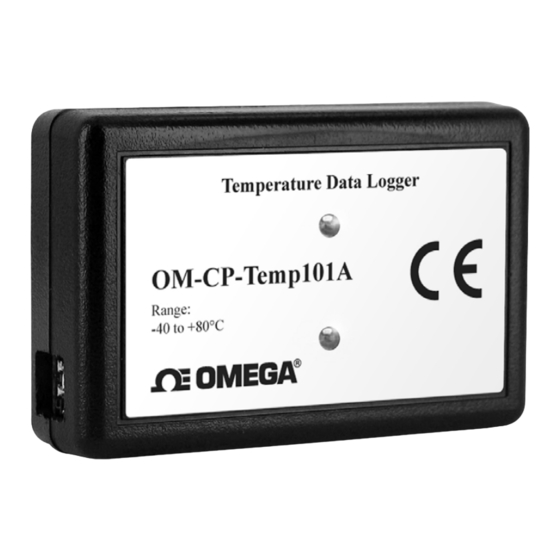 Omega OM-CP-TEMP101A Instruction Sheet