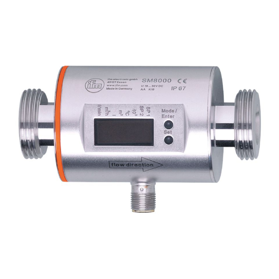 IFM Efector 300 SM8100 Operating Instructions Manual