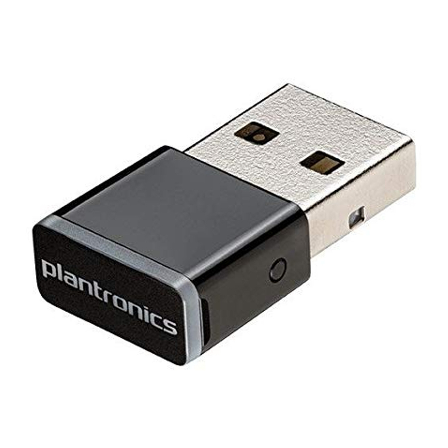poly BT600 Bluetooth USB Adapter Manual