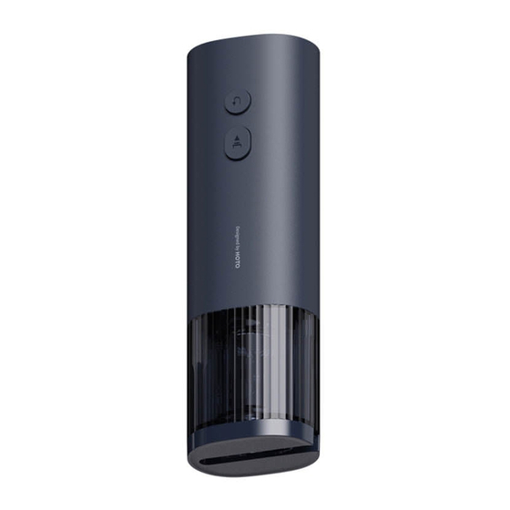 User Manuals: HOTO QWKPQ001 Electric Wine Opener