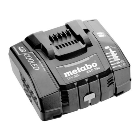 Metabo ASC 55 Operating Instructions Manual