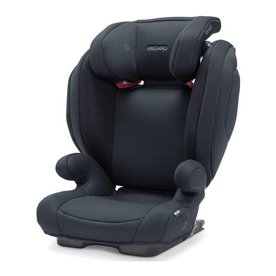 RECARO Monza Seatfix Assembly And Usage Instructions