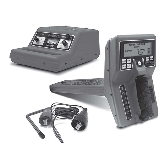 Fisher TW-8800 Line Tracer Manuals