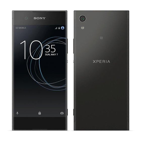 Sony Xperia XA1 Startup Manual