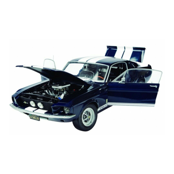 Deagostini MODEL SPACE Ford Mustang SHELBY GT-500 1967 Manuals