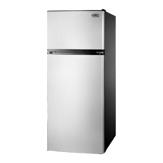 Summit FF1116W series Refrigerator Combo Manuals