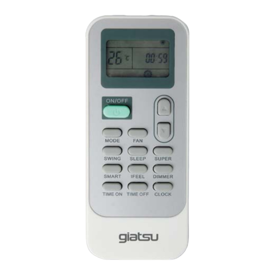 GIA Giatsu -J105 Owner's Manual