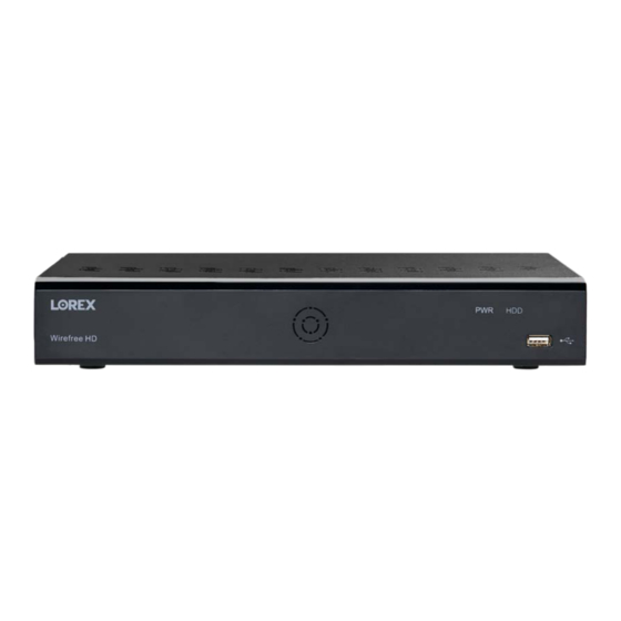 Lorex LHB926T1 Quick Reference Manual