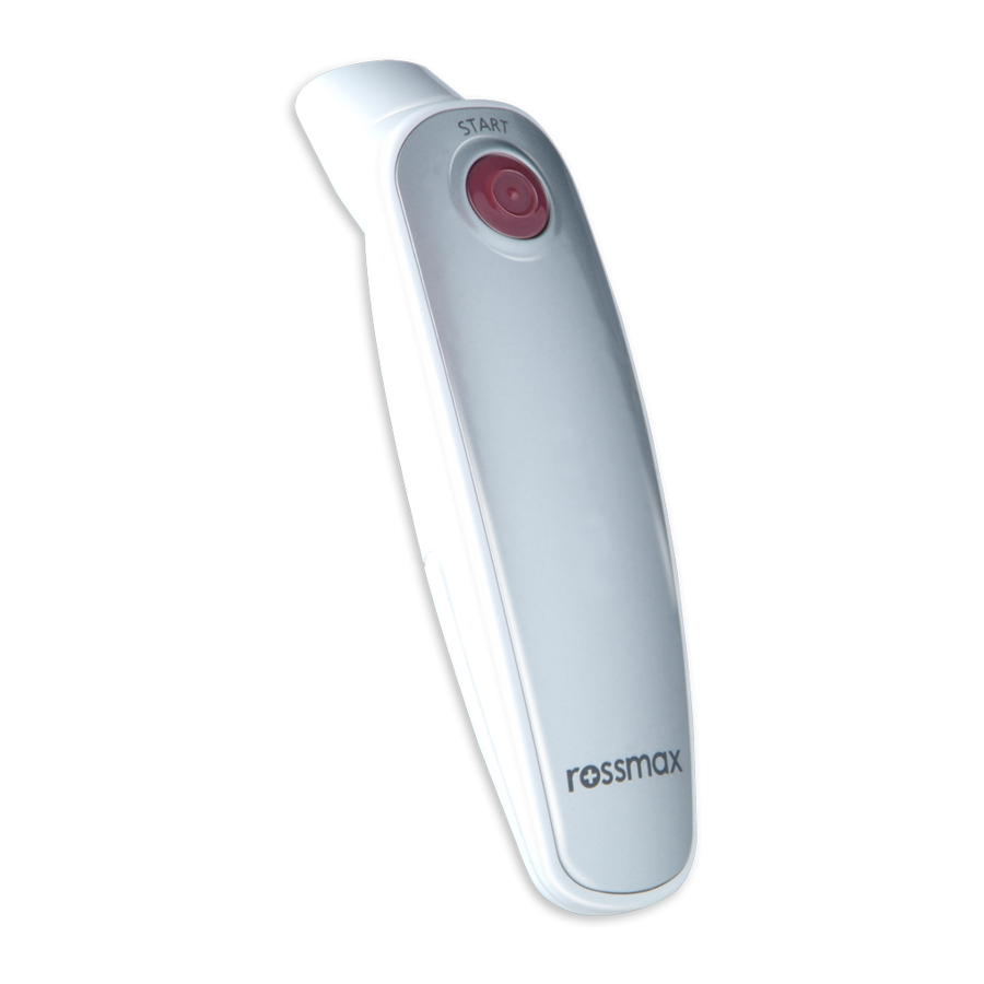Rossmax HA500 - Thermometer Manual
