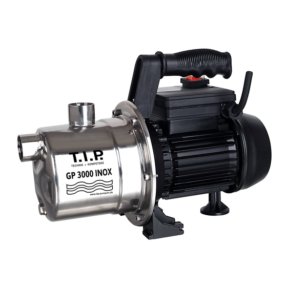 T.I.P. GP 3000 INOX Operating Instructions Manual