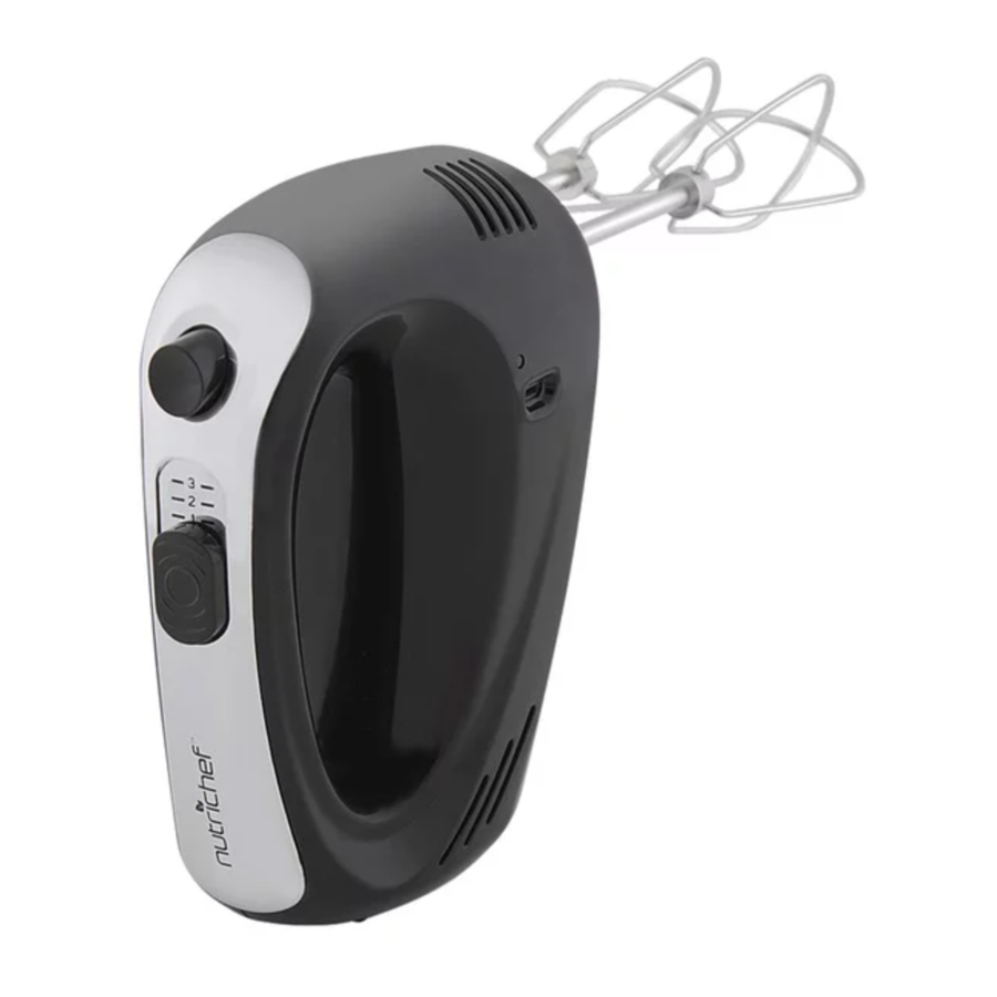 NUTRICHEF Pyle PKHNDMX32 - 3-Speed Hand Mixer Manual