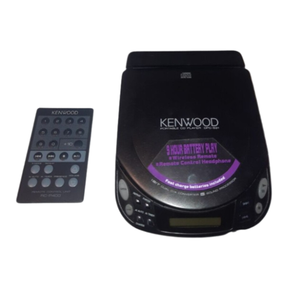 Kenwood DPC-731 Instruction Manual