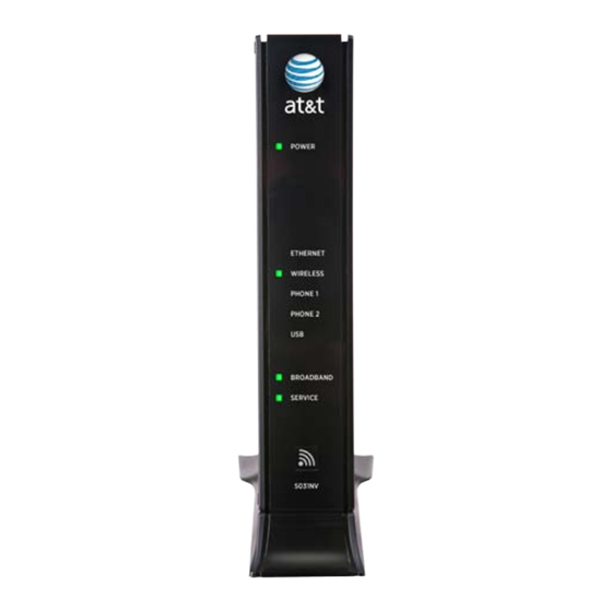 AT&T U-VERSE SELF-INSTALLATION MANUAL Pdf Download | ManualsLib