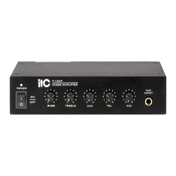 ITC T-10AP Operation Manual