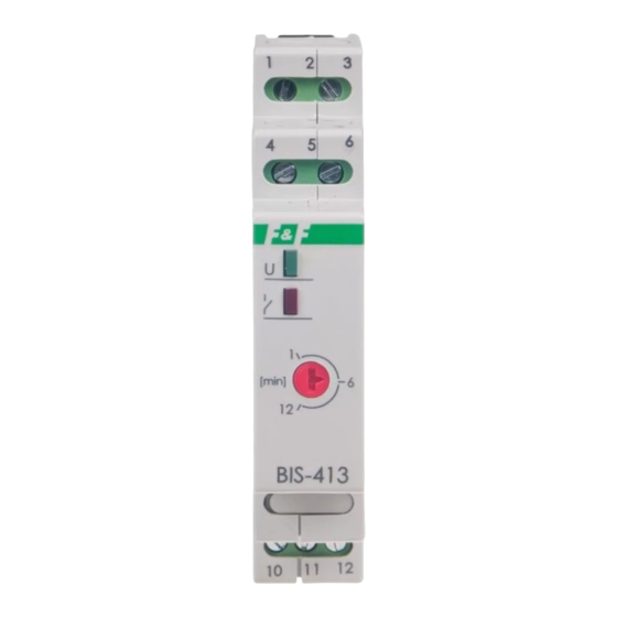 F&F BIS-413 Quick Start Manual