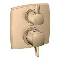 Hans Grohe Square 15714 1 Series Installation/User Instructions/Warranty