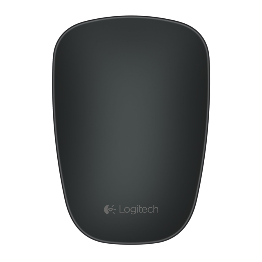Logitech T630 - Ultrathin Touch Mouse Quick Start Manual