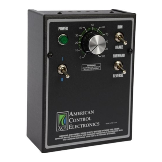 American Control Electronics LGD430 Manual