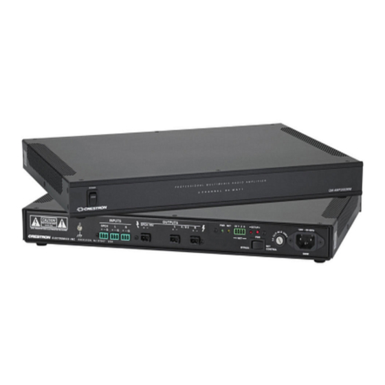 Crestron QM-AMP3x80 Series Manuals