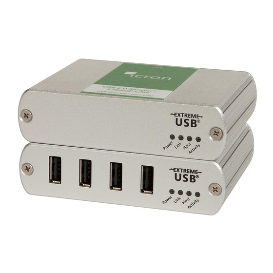 Icron USB 2.0 Ranger 2304-LAN Quick Start Manual