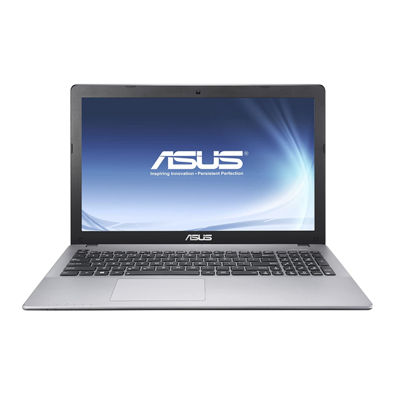 Asus X552W Laptop Manuals