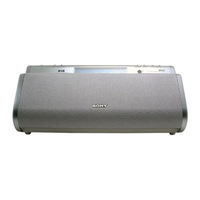 Sony XDR-S1 Service Manual